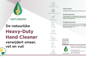 Label heavy-duty hand cleaner