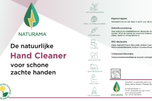 Label Naturama Hand Cleaner