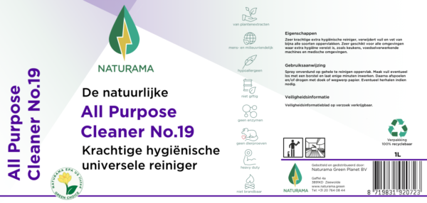 Universele hygiënische allesreiniger - All purpose cleaner antibacterial